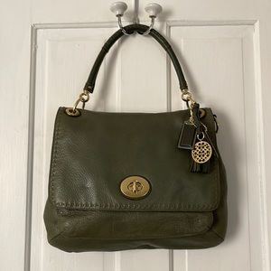Coach Limited Edition Leather Hamptons Flap Bag